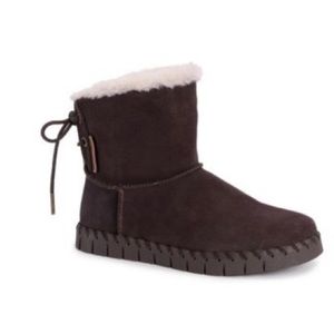 NIB💕Muk Luks boots Size 8 Brown/Cocolate
